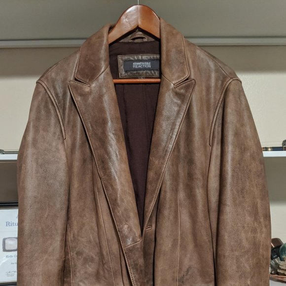 Kenneth Cole Reaction Leather Jacket